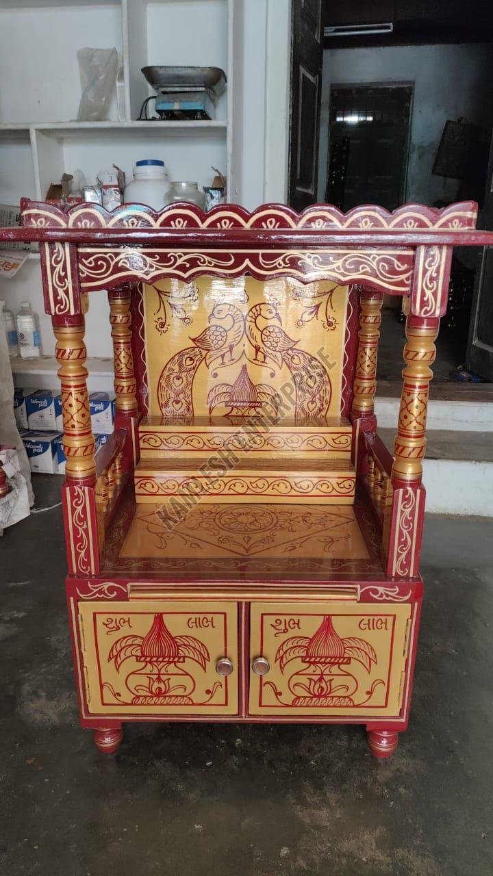 Traditional Sankheda Wooden Home Temple