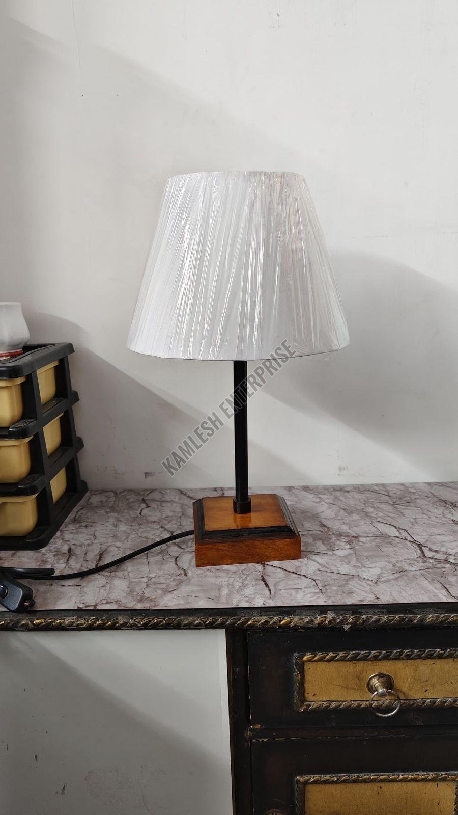Wood White Dove LED Table Lamp