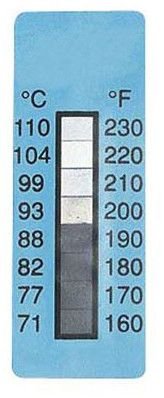 Irreversible Temperature Indicator Label