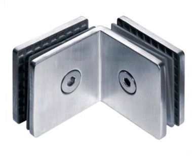 Stainless Steel Glass To Glass L Connector