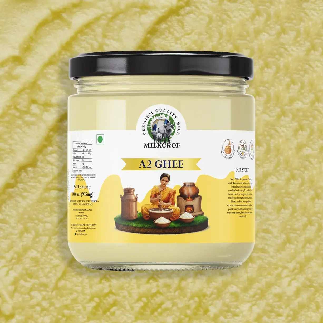 250ml Milk Crop Buffalo Ghee