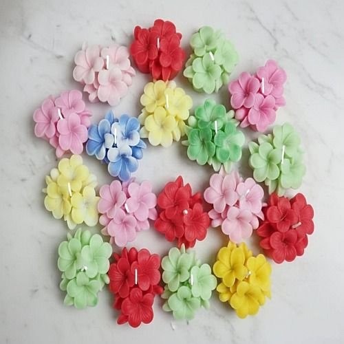 Colorful Flower Shape Scented Candles
