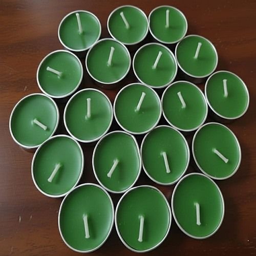 Decorative Green Tealight Candles
