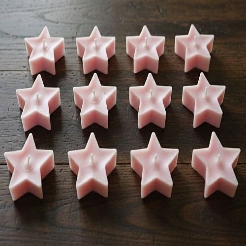 Decorative Soy Wax Star Candle
