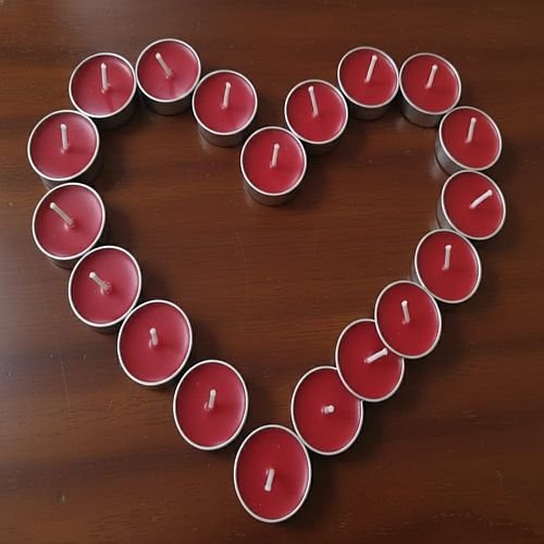 Premium Red Tealight Candles