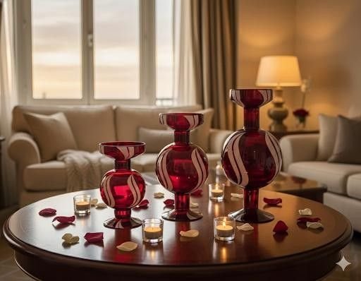 Decorative Glass Candle Holders