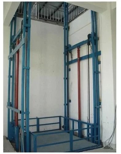Mild Steel Double Mast Industrial Material Handling Lift