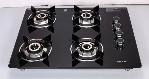 Glass Four 4 Burner Builtin Hob