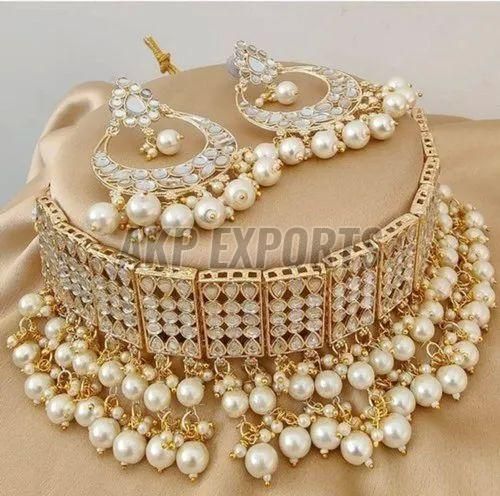 Kundan Choker Necklace Set