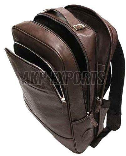 Leather Backpack College Bag