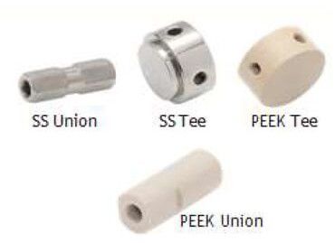 HPLC Union and Tee Fittings