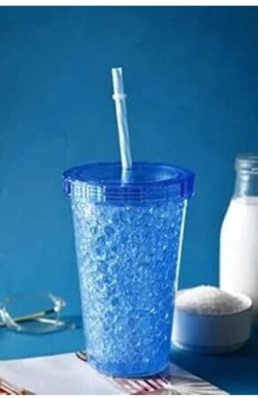 Glass Bottle With Straw