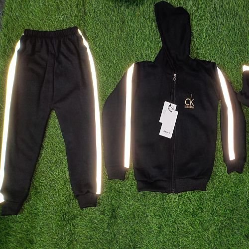Modern Boys Black Hoodie Co-Ord Set
