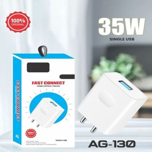 Fast Connect AG-130 Single USB Mobile Charger Adapter