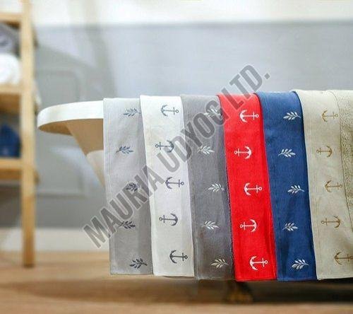 Embroidered Cotton Towel