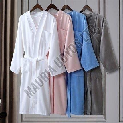 Plain Cotton Bathrobe