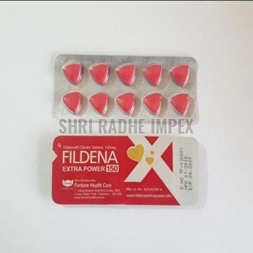 Fildena Extra Power 150 Mg Sildenafil Tablets