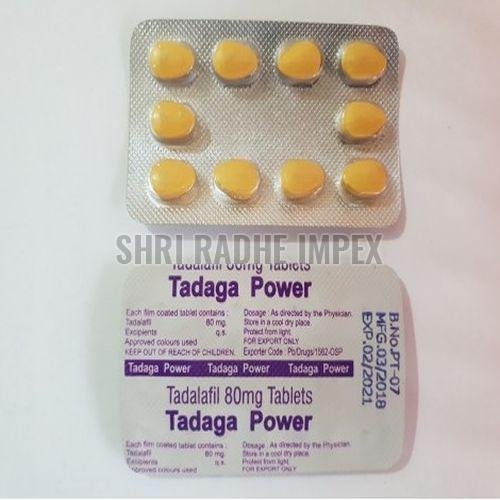 Tadaga Power 80mg Tablets
