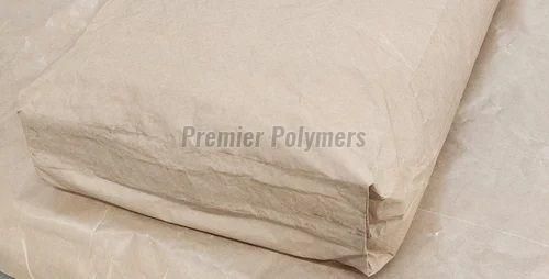 Brown Multiwall Kraft Paper Block Bottom Valve Bag, For Packaging