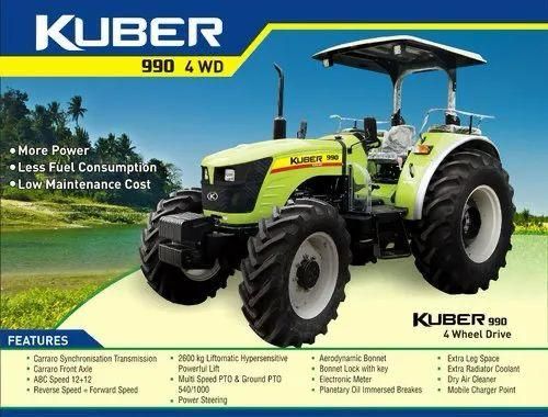 Model 990 4WD 90 HP Kuber Tractor