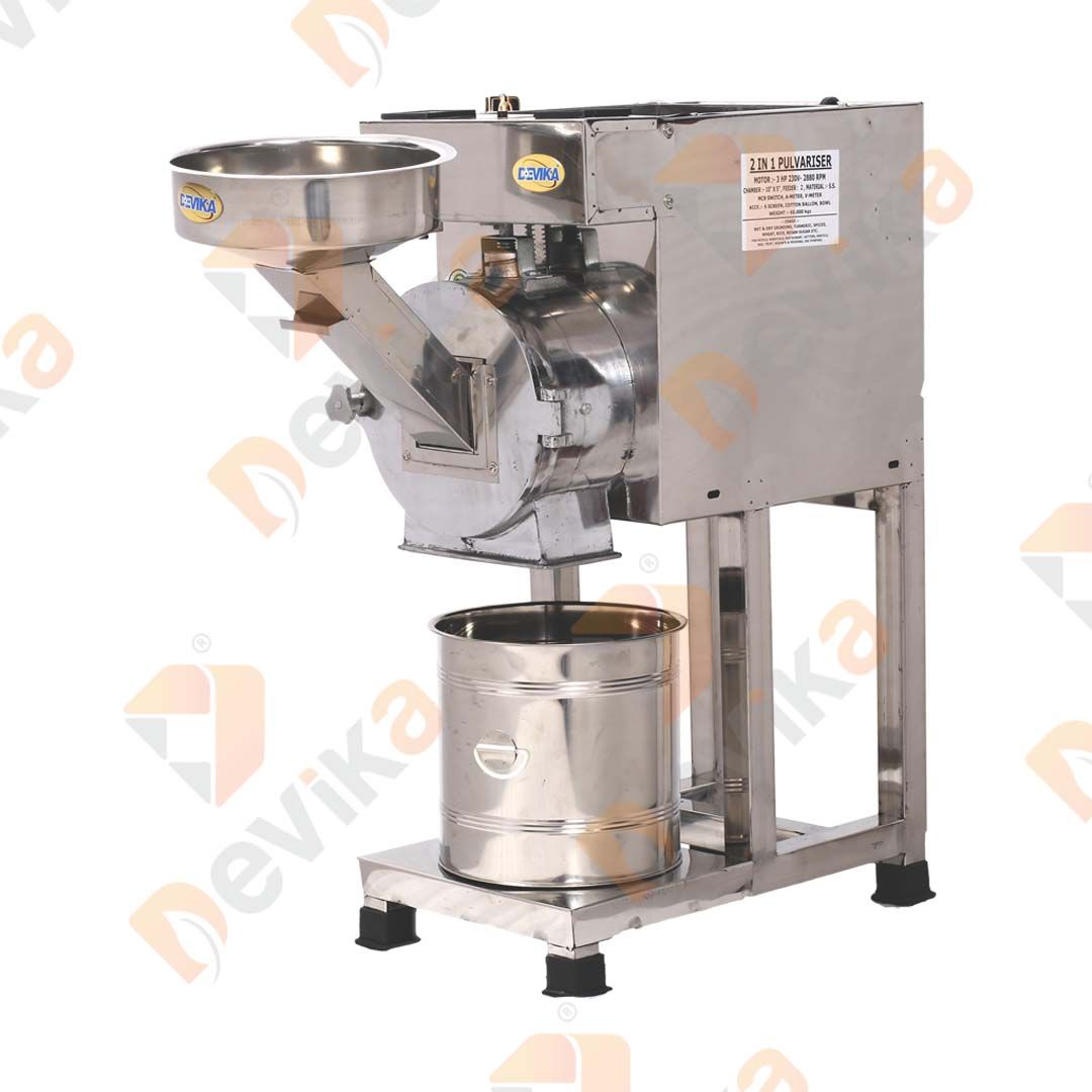 Commercial Stainless Steel 2 In 1 Pulverizer
