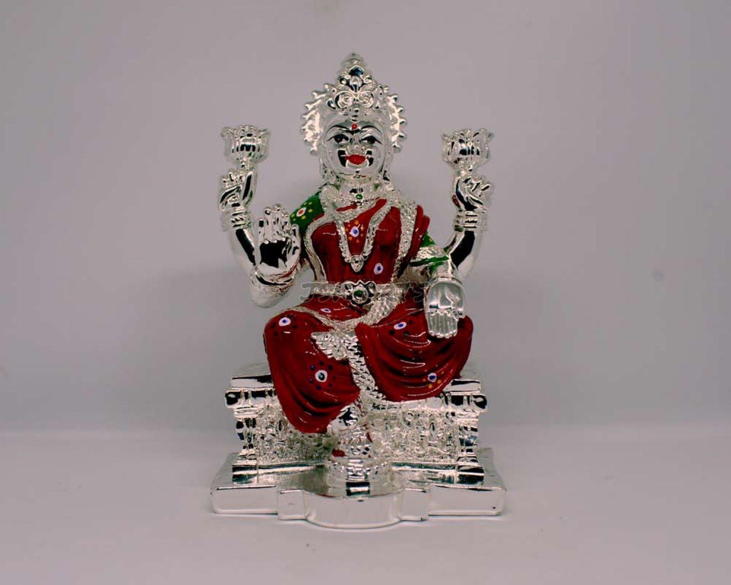 Silver Maa Laxmi Moorti