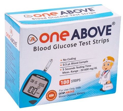 One Above 100 Glucometer Strips