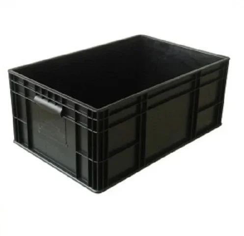 Black ESD Conductive Storage Bin
