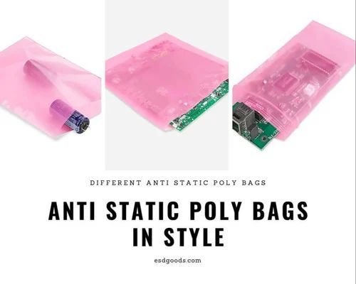 Supreme Anti Static Pink Zip Lock Shielding Bag