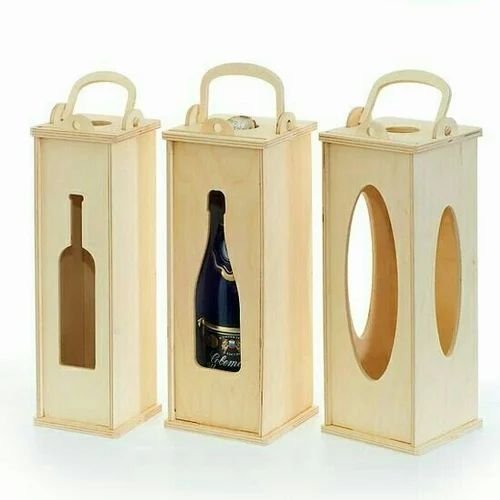 Wooden Wine Bottle Gift Box
