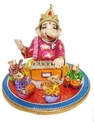 Musician Ganesha Statue