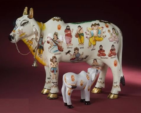 Standing Kamdhenu Cow Statue