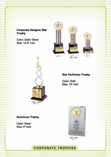 10 Inch Brown Wooden Corporate Recognition Memento