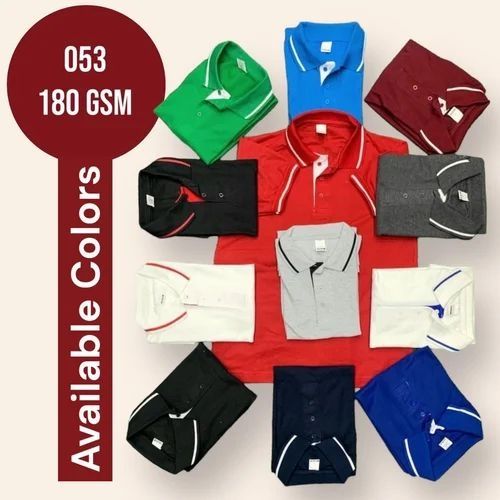 180 GSM Bio Wash Piping T-Shirt