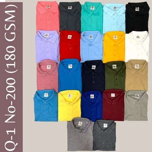 180 GSM Cotton Casual T-Shirt