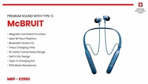 Mcbruit Wireless Neckband Earphones