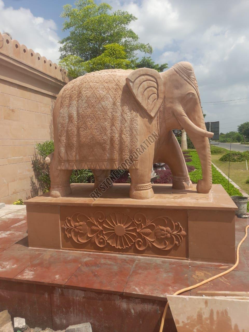 Heritage Style Sandstone Elephant Statue