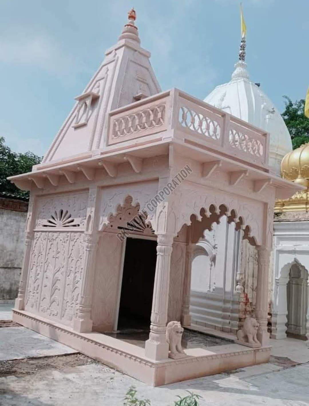 High Quality White Sandstone Temple