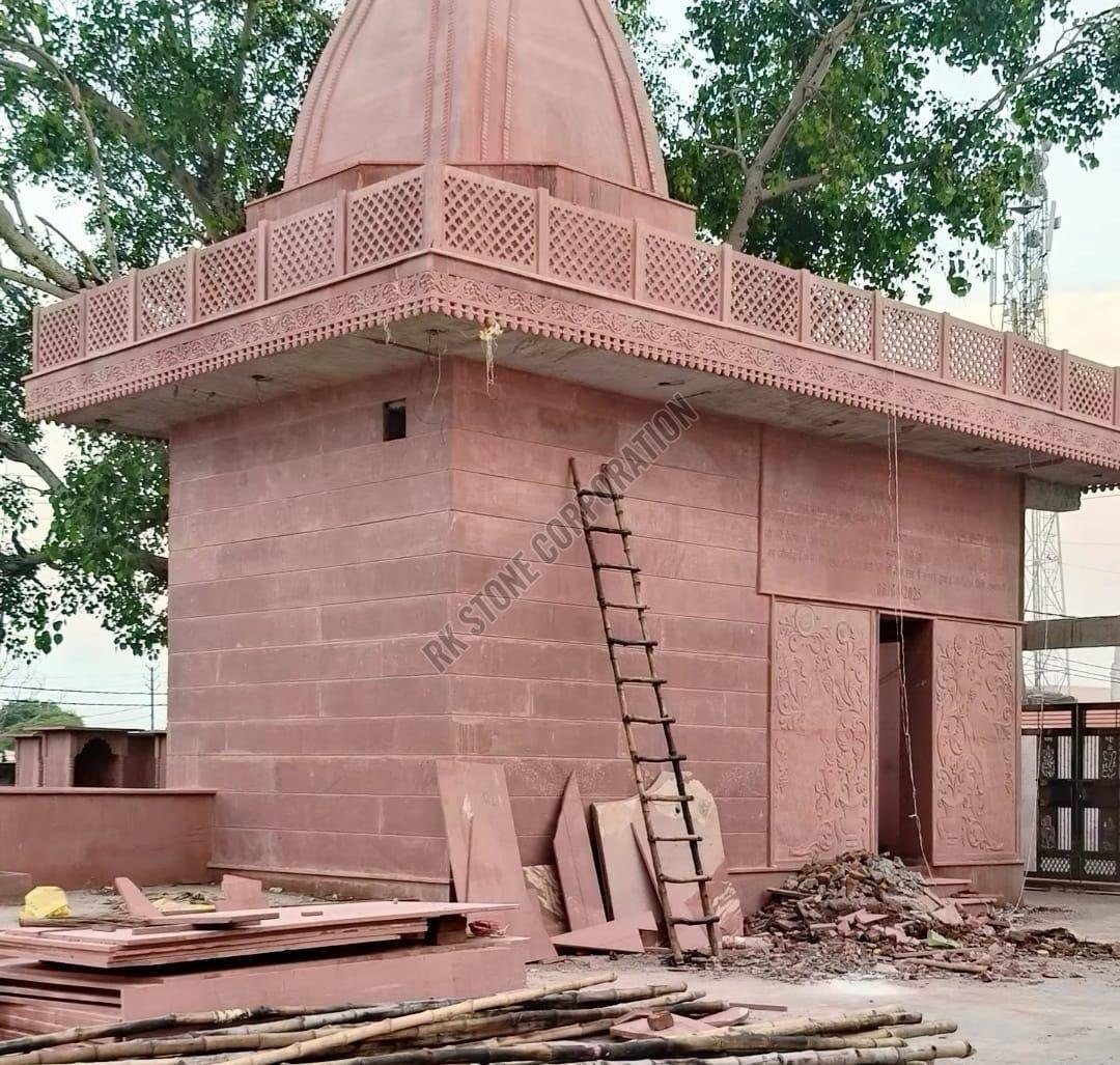 Red Dholpur Sandstone Temple