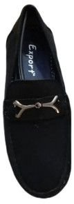 Mens Black Velvet Loafer Shoes
