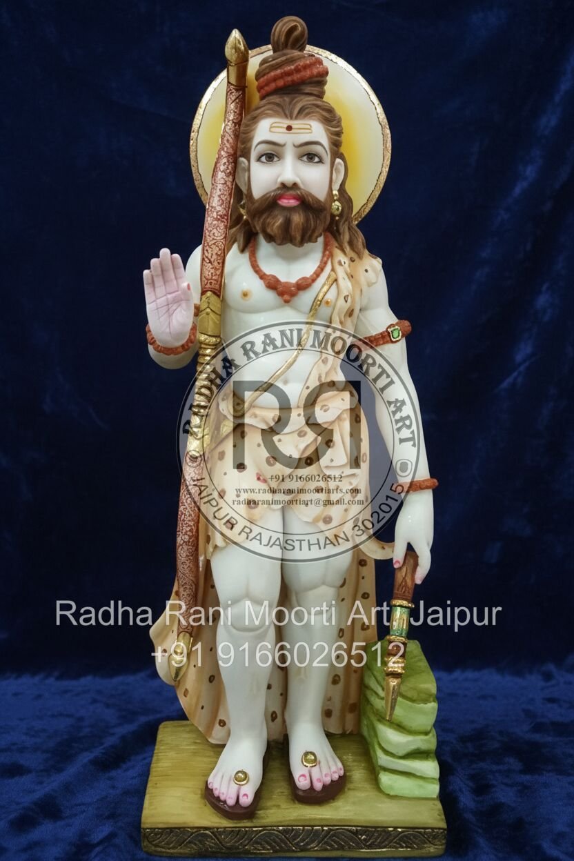 Marble Parshuram Statue