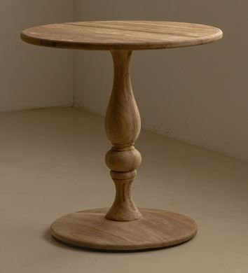 Akashiya Round Wooden Table