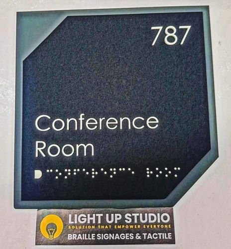 Adding Braille Sign Board