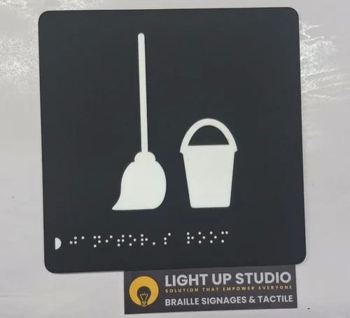 Housekeeping Braille Signage