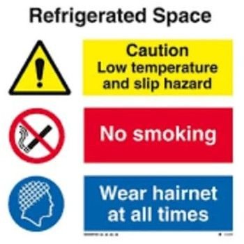 Refrigerated Space Signage