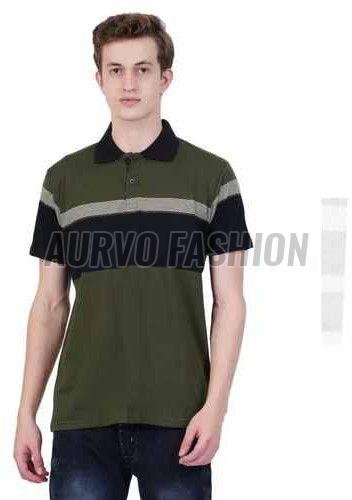 Cotton Blend Casual Polo T Shirt