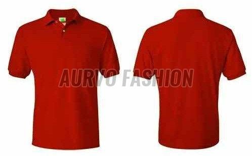 Cotton Blend Collar Neck Mens Half Sleeve T Shirt