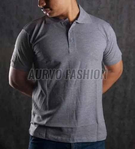 Cotton Blend Smart Casual Polo T Shirt