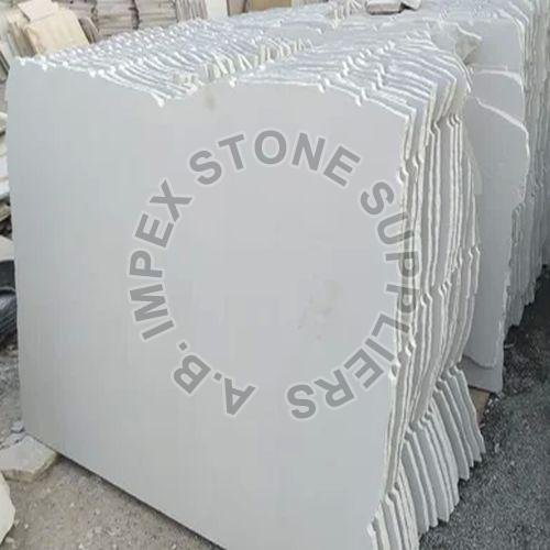 Milky White Sandstone Slabs