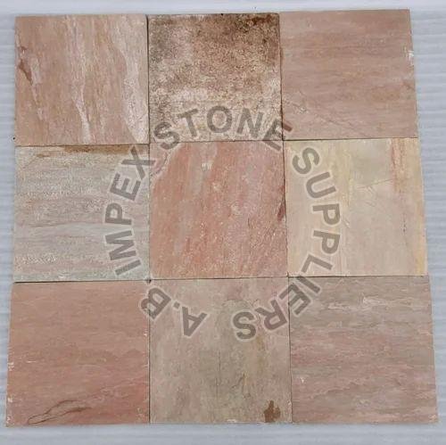 Pink Limestone Slabs